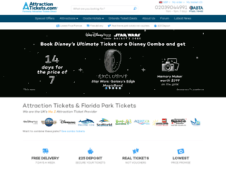 attraction-tickets-direct.co.uk screenshot