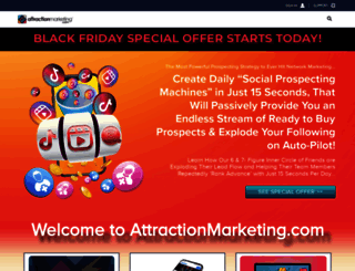 attractionmarketing.com screenshot