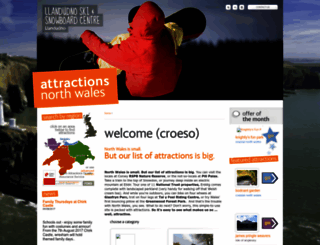 attractionsnorthwales.co.uk screenshot