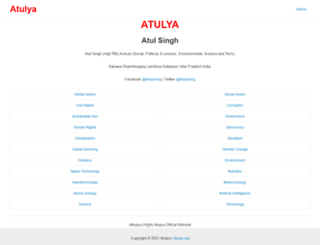 atulya.org screenshot