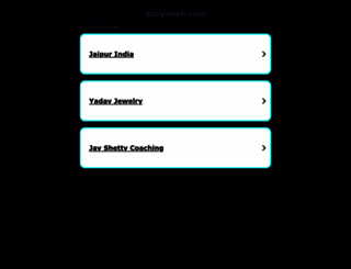 atulyansh.com screenshot