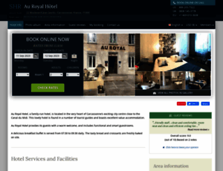 au-royal-carcassonne.hotel-rez.com screenshot