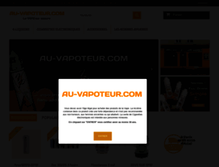 au-vapoteur.com screenshot