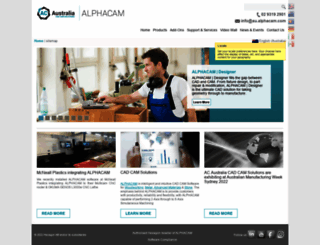 au.alphacam.com screenshot
