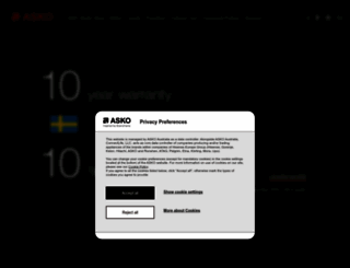 au.asko.com screenshot