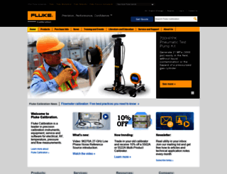 au.flukecal.com screenshot