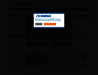 au.omega.com screenshot