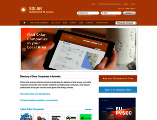 au.solarbusinesshub.com screenshot