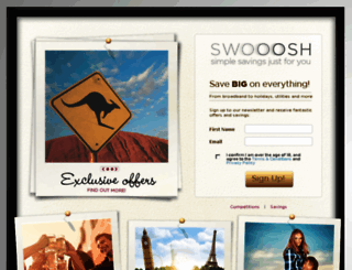 au.swooosh.com screenshot