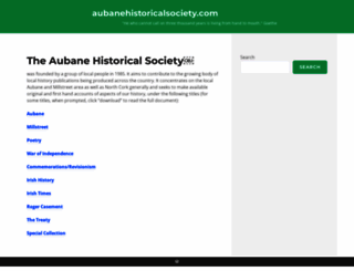 aubanehistoricalsociety.org screenshot