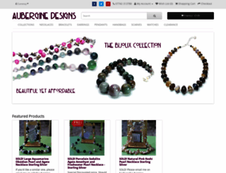 aubergine-designs.co.uk screenshot