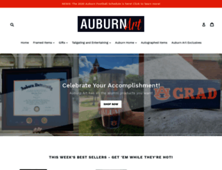 auburnart.com screenshot