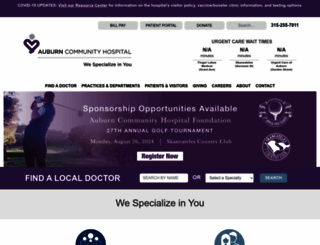 auburnhospital.org screenshot