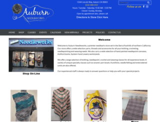 auburnneedleworks.com screenshot