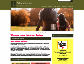 auburnspringshoa.com screenshot