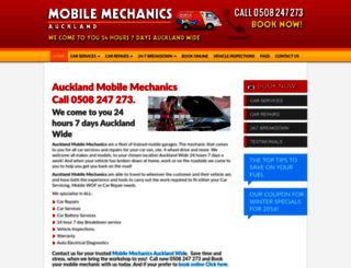 aucklandmobilemechanics.co.nz screenshot
