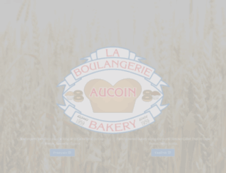 aucoinbakery.com screenshot