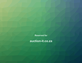 auction-it.co.za screenshot