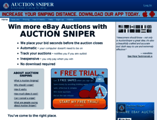 auction-sentry.com screenshot