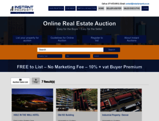 auction.instantproperty.co.za screenshot