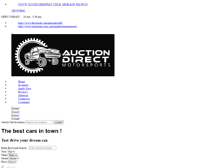 auctiondirectmotorsports.com screenshot