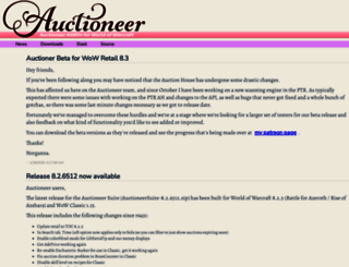 auctioneeraddon.com screenshot