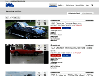 auctions.allcollectorcars.com screenshot