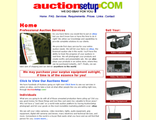 auctionsetup.com screenshot