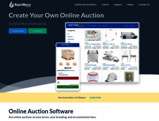 auctionworx.com screenshot