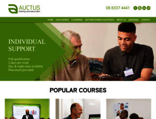 auctus.com.au screenshot