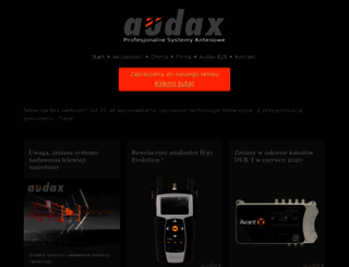 audax.net.pl screenshot