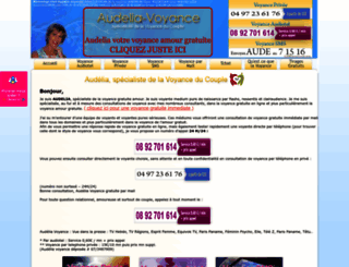 audelia-voyance.com screenshot