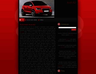 audi-a2.webnode.cz screenshot