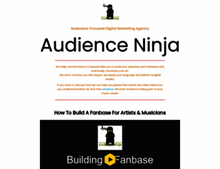 audience.ninja screenshot