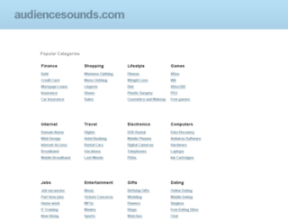 audiencesounds.com screenshot