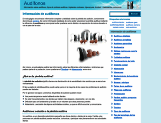 audifonos.org.es screenshot