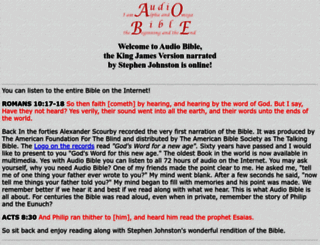 audio-bible.com screenshot