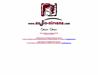 audio-nirvana.com screenshot