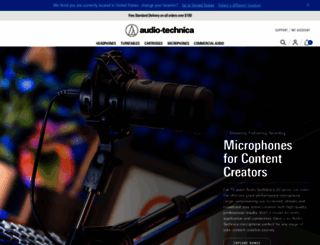 audio-technica.com.au screenshot