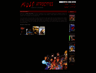 audioatrocities.com screenshot
