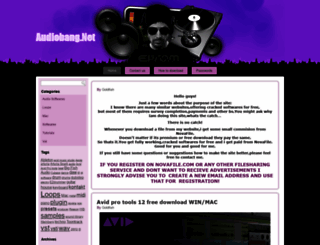 audiobang.net screenshot