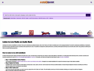 audiobank.fm screenshot