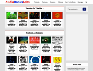 audiobooklabs.com screenshot