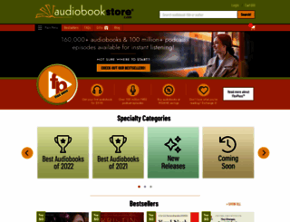 audiobookstore.com screenshot