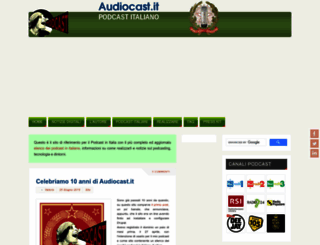 audiocast.it screenshot