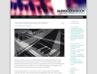 audiocookbook.org screenshot