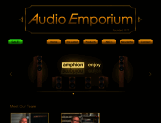 audioemporium.com screenshot