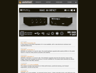 audiofront.net screenshot