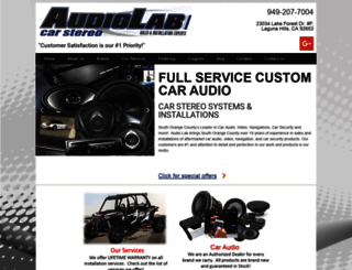 audiolabcarstereo.com screenshot