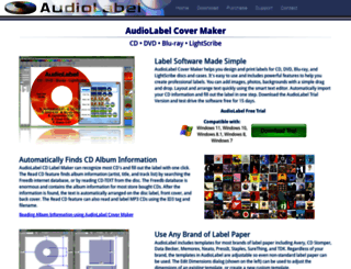 audiolabel.com screenshot